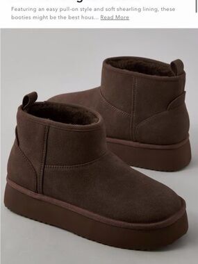 American Eagle Hangout Bootie UGG-style Boots size 9 Women’s worn once